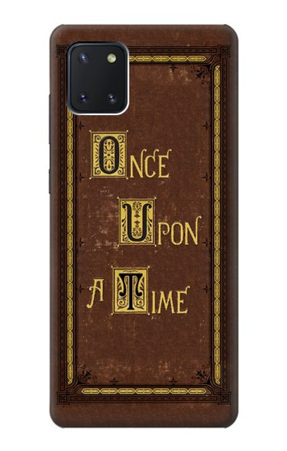 W2824 Once Upon a Time Book Cover Hard Case and Leather Flip Case For Samsung Galaxy Note10 Lite