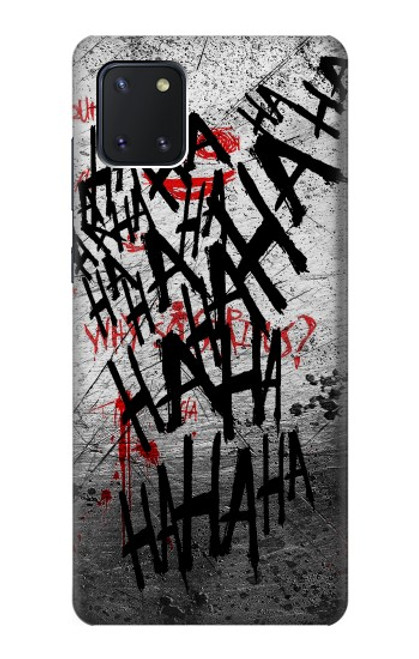 W3073 Joker Hahaha Blood Splash Hard Case and Leather Flip Case For Samsung Galaxy Note10 Lite