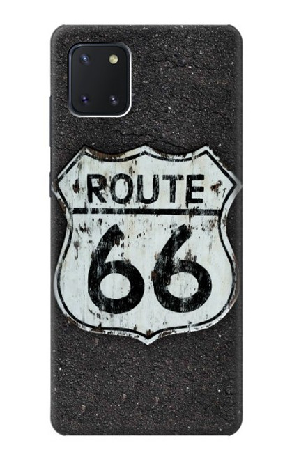 W3207 Route 66 Sign Hard Case and Leather Flip Case For Samsung Galaxy Note10 Lite