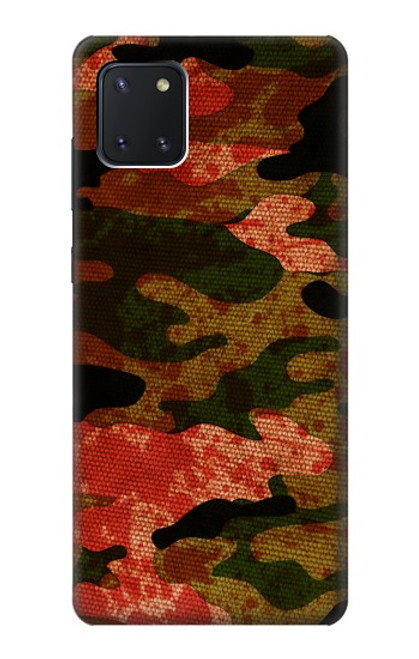 W3393 Camouflage Blood Splatter Hard Case and Leather Flip Case For Samsung Galaxy Note10 Lite