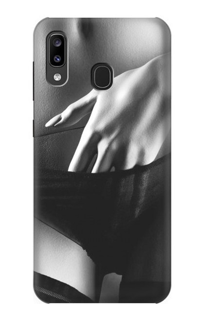 W0547 Sexy Man Hard Case and Leather Flip Case For Samsung Galaxy A20, Galaxy A30