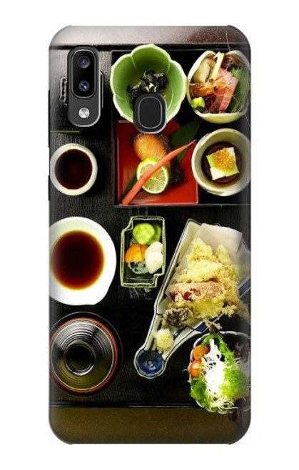 W0627 Japanese Food Hard Case and Leather Flip Case For Samsung Galaxy A20, Galaxy A30