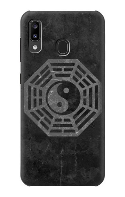 W2503 Tao Dharma Yin Yang Hard Case and Leather Flip Case For Samsung Galaxy A20, Galaxy A30