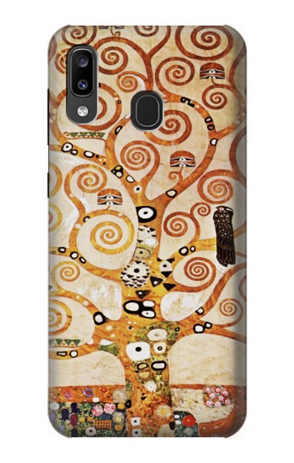 W2723 The Tree of Life Gustav Klimt Hard Case and Leather Flip Case For Samsung Galaxy A20, Galaxy A30