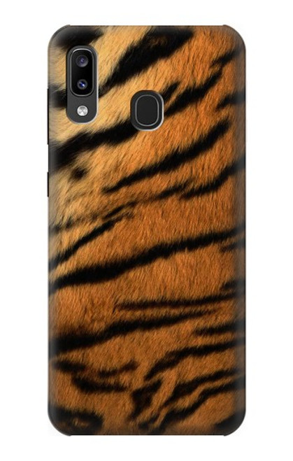 W2962 Tiger Stripes Graphic Printed Hard Case and Leather Flip Case For Samsung Galaxy A20, Galaxy A30