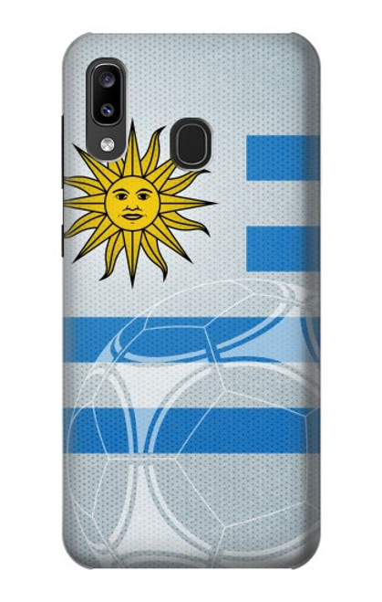 W2995 Uruguay Football Soccer Hard Case and Leather Flip Case For Samsung Galaxy A20, Galaxy A30