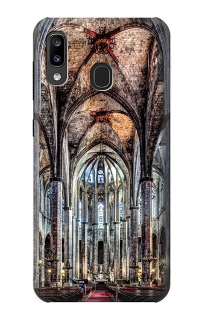 W3210 Santa Maria Del Mar Cathedral Hard Case and Leather Flip Case For Samsung Galaxy A20, Galaxy A30