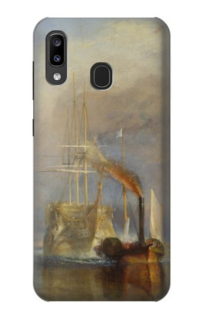 W3338 J. M. W. Turner The Fighting Temeraire Hard Case and Leather Flip Case For Samsung Galaxy A20, Galaxy A30