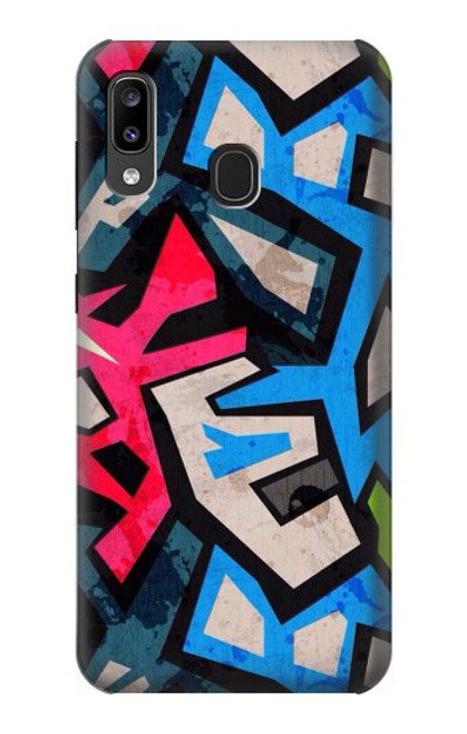 W3445 Graffiti Street Art Hard Case and Leather Flip Case For Samsung Galaxy A20, Galaxy A30