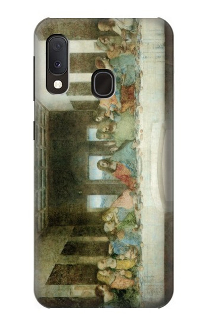 W0173 Leonardo DaVinci The Last Supper Hard Case and Leather Flip Case For Samsung Galaxy A20e