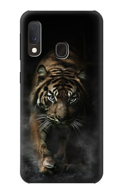 W0877 Bengal Tiger Hard Case and Leather Flip Case For Samsung Galaxy A20e