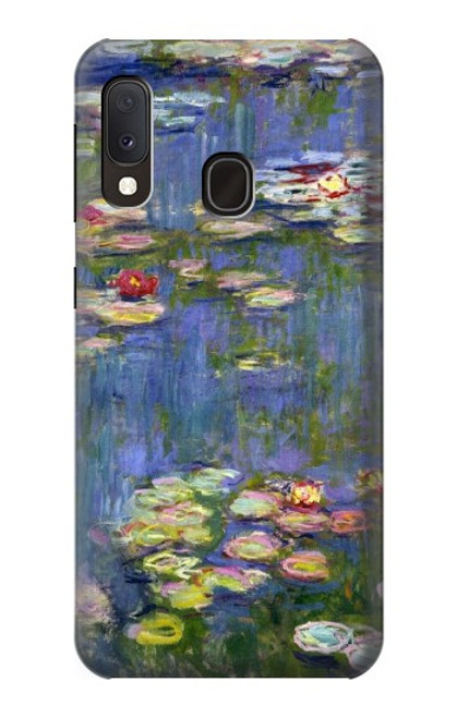 W0997 Claude Monet Water Lilies Hard Case and Leather Flip Case For Samsung Galaxy A20e