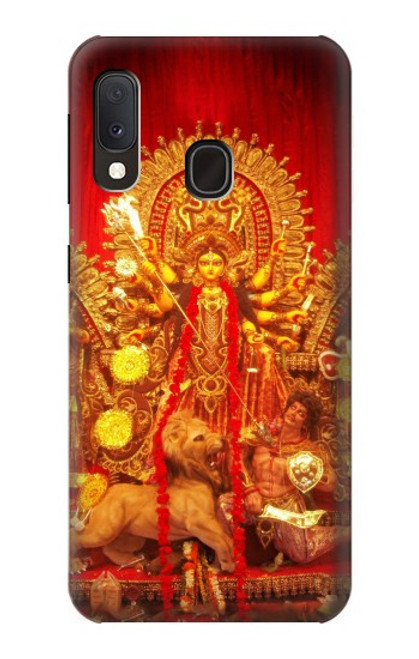 W1030 Hindu God Durga Puja Hard Case and Leather Flip Case For Samsung Galaxy A20e