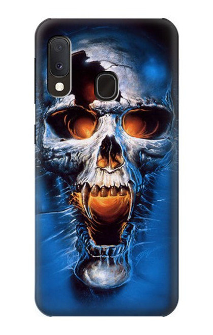 W1462 Vampire Skull Hard Case and Leather Flip Case For Samsung Galaxy A20e