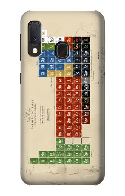 W1695 The Periodic Table of Middle Earth Hard Case and Leather Flip Case For Samsung Galaxy A20e