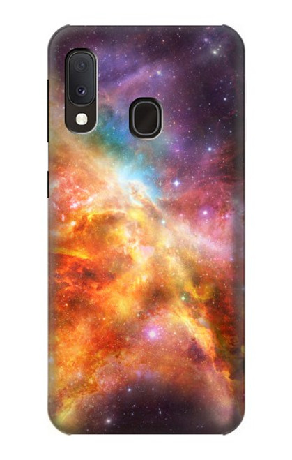 W1963 Nebula Rainbow Space Hard Case and Leather Flip Case For Samsung Galaxy A20e