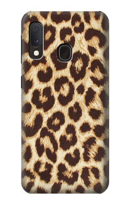 W2204 Leopard Pattern Graphic Printed Hard Case and Leather Flip Case For Samsung Galaxy A20e