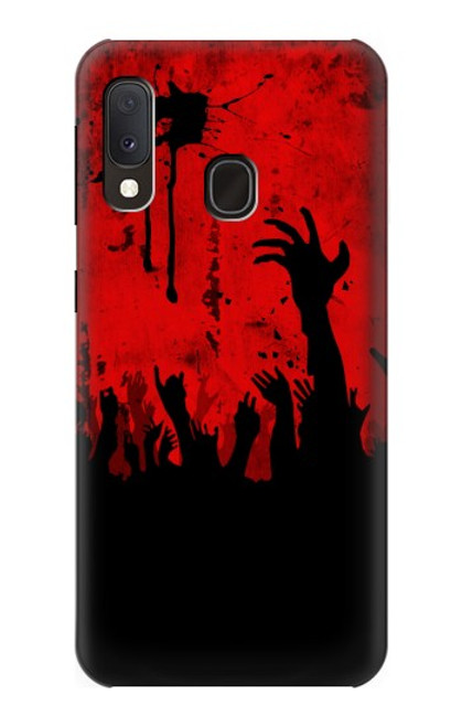 W2458 Zombie Hands Hard Case and Leather Flip Case For Samsung Galaxy A20e