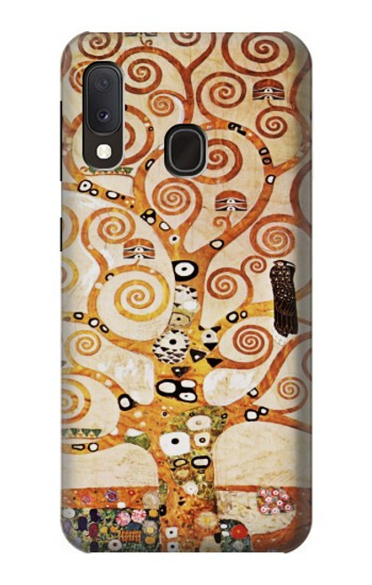 W2723 The Tree of Life Gustav Klimt Hard Case and Leather Flip Case For Samsung Galaxy A20e