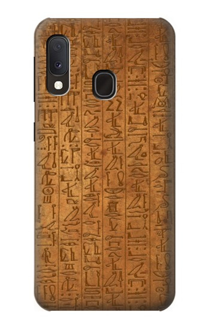 W2805 Egyptian Hierogylphics Papyrus of Ani Hard Case and Leather Flip Case For Samsung Galaxy A20e