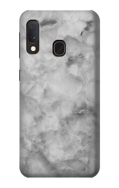 W2845 Gray Marble Texture Hard Case and Leather Flip Case For Samsung Galaxy A20e