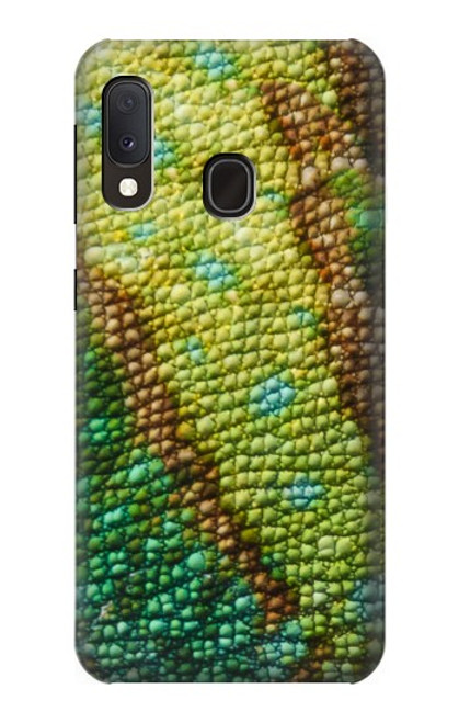 W3057 Lizard Skin Graphic Printed Hard Case and Leather Flip Case For Samsung Galaxy A20e