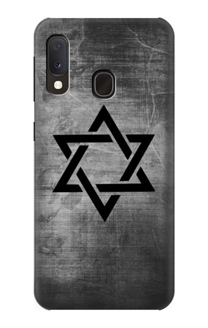 W3107 Judaism Star of David Symbol Hard Case and Leather Flip Case For Samsung Galaxy A20e