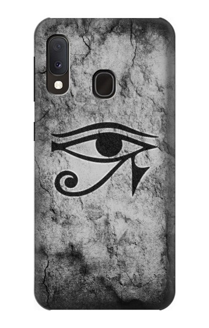 W3108 Ancient Egyptian Sun Eye Of Horus Hard Case and Leather Flip Case For Samsung Galaxy A20e