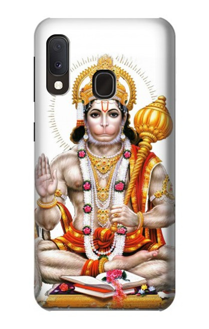 W3186 Lord Hanuman Chalisa Hindi Hindu Hard Case and Leather Flip Case For Samsung Galaxy A20e