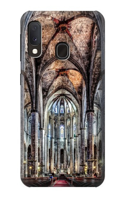 W3210 Santa Maria Del Mar Cathedral Hard Case and Leather Flip Case For Samsung Galaxy A20e