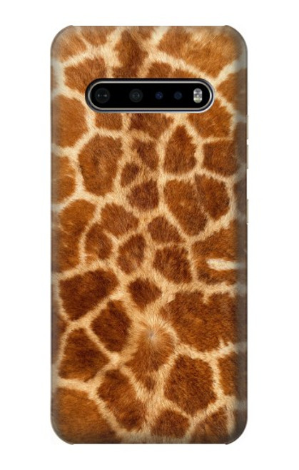 W0422 Giraffe Skin Hard Case and Leather Flip Case For LG V60 ThinQ 5G