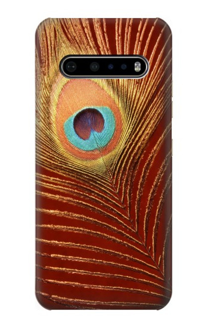 W0512 Peacock Hard Case and Leather Flip Case For LG V60 ThinQ 5G