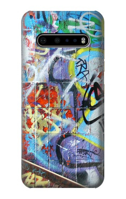 W0588 Wall Graffiti Hard Case and Leather Flip Case For LG V60 ThinQ 5G