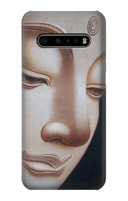 W1255 Buddha Face Hard Case and Leather Flip Case For LG V60 ThinQ 5G