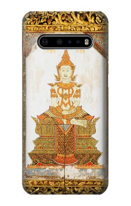 W1511 Thai Emerald Art Hard Case and Leather Flip Case For LG V60 ThinQ 5G