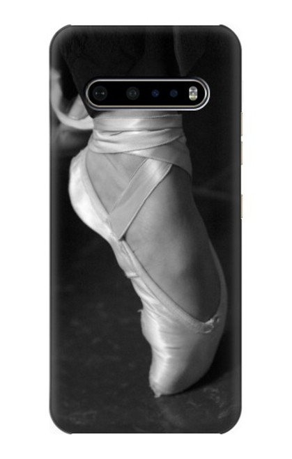 W1593 Ballet Pointe Shoe Hard Case and Leather Flip Case For LG V60 ThinQ 5G