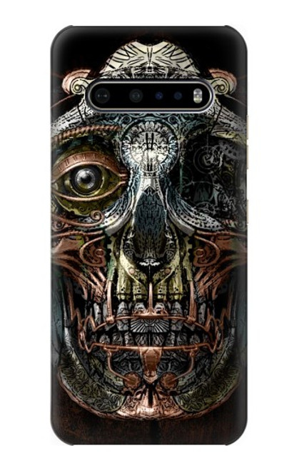 W1685 Steampunk Skull Head Hard Case and Leather Flip Case For LG V60 ThinQ 5G