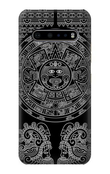 W1838 Mayan Pattern Hard Case and Leather Flip Case For LG V60 ThinQ 5G