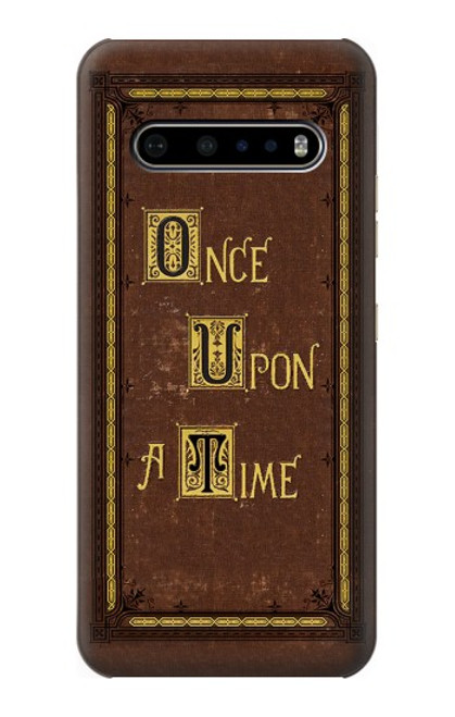 W2824 Once Upon a Time Book Cover Hard Case and Leather Flip Case For LG V60 ThinQ 5G