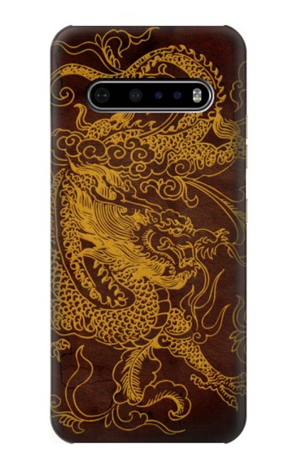 W2911 Chinese Dragon Hard Case and Leather Flip Case For LG V60 ThinQ 5G