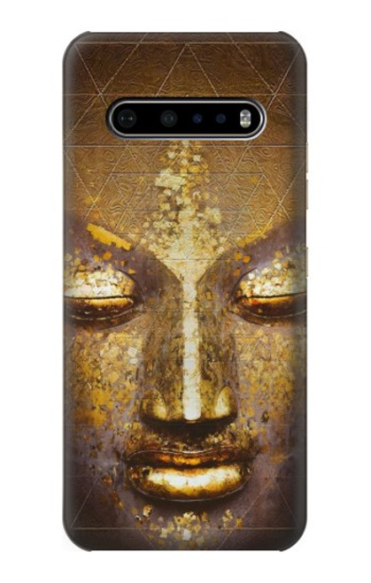 W3189 Magical Yantra Buddha Face Hard Case and Leather Flip Case For LG V60 ThinQ 5G