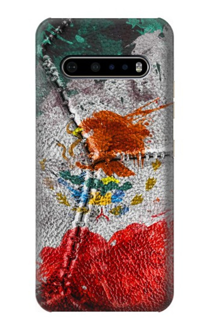 W3314 Mexico Flag Vinatage Football Graphic Hard Case and Leather Flip Case For LG V60 ThinQ 5G