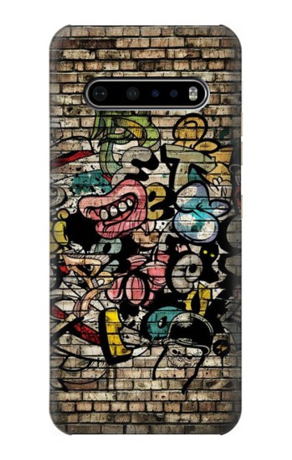 W3394 Graffiti Wall Hard Case and Leather Flip Case For LG V60 ThinQ 5G