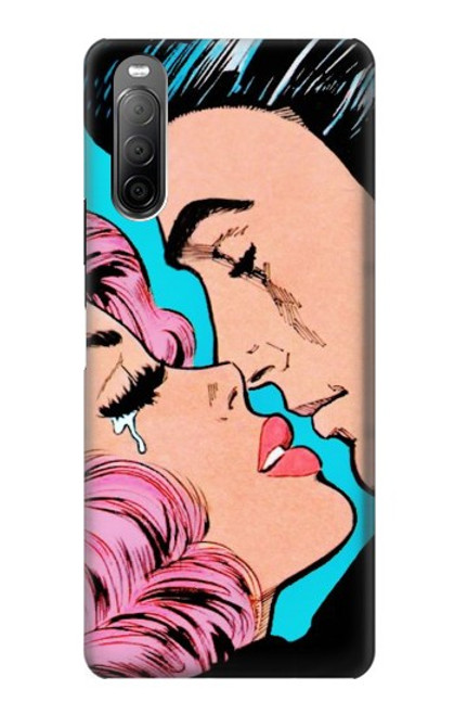 W3469 Pop Art Hard Case and Leather Flip Case For Sony Xperia 10 II
