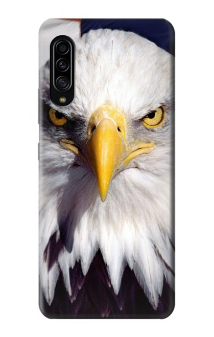 W0854 Eagle American Hard Case and Leather Flip Case For Samsung Galaxy A90 5G