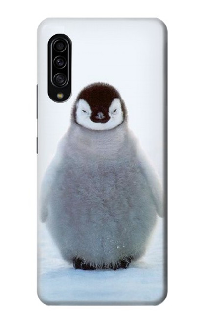 W1075 Penguin Ice Hard Case and Leather Flip Case For Samsung Galaxy A90 5G