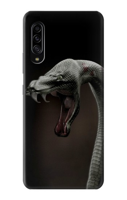 W1597 Black Mamba Snake Hard Case and Leather Flip Case For Samsung Galaxy A90 5G