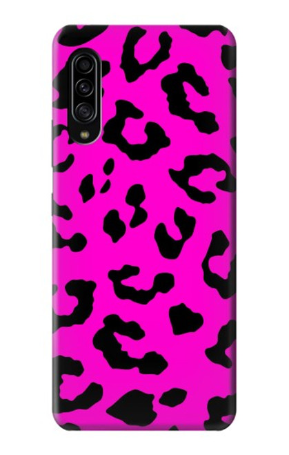 W1850 Pink Leopard Pattern Hard Case and Leather Flip Case For Samsung Galaxy A90 5G