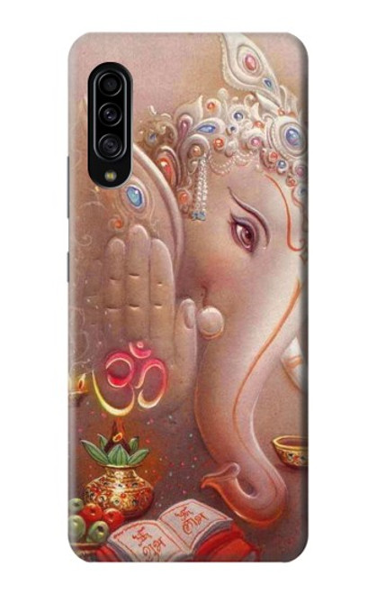 W2678 Hindu God Ganesha Lord of Success Hard Case and Leather Flip Case For Samsung Galaxy A90 5G