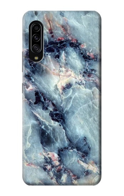 W2689 Blue Marble Texture Graphic Printed Hard Case and Leather Flip Case For Samsung Galaxy A90 5G